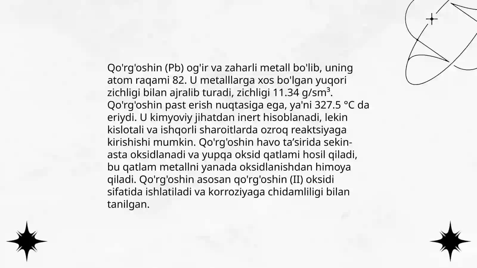 Qo'rg'oshinning kompleks birikmasini olish va uning suv bilan ajralishi 4