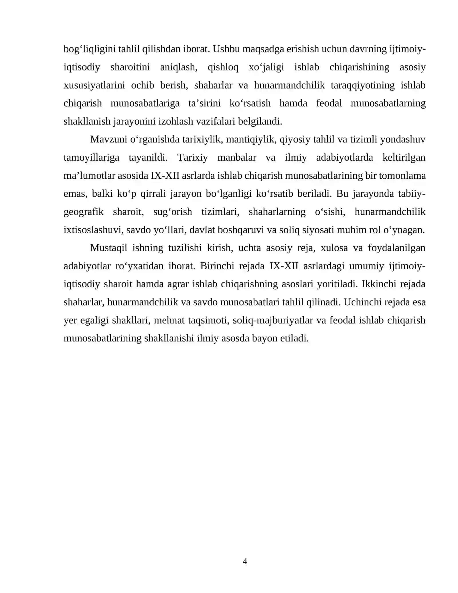 IX-XII asrlarda ishlab chiqarish munosabatlarining rivojlanishi 4