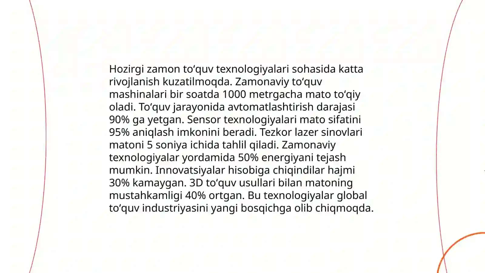 ZAMONAVIY TOʻQUV DASTGOHLARIDA HOMUZA HOSIL QILUVCHI MEXANIZMLAR 4