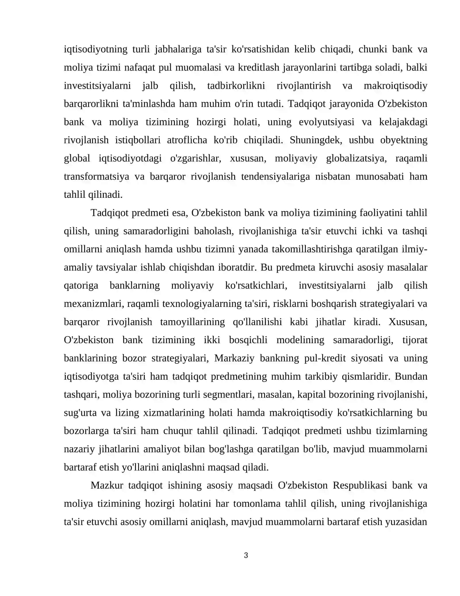 Bank va moliya sohasi tahlili 4