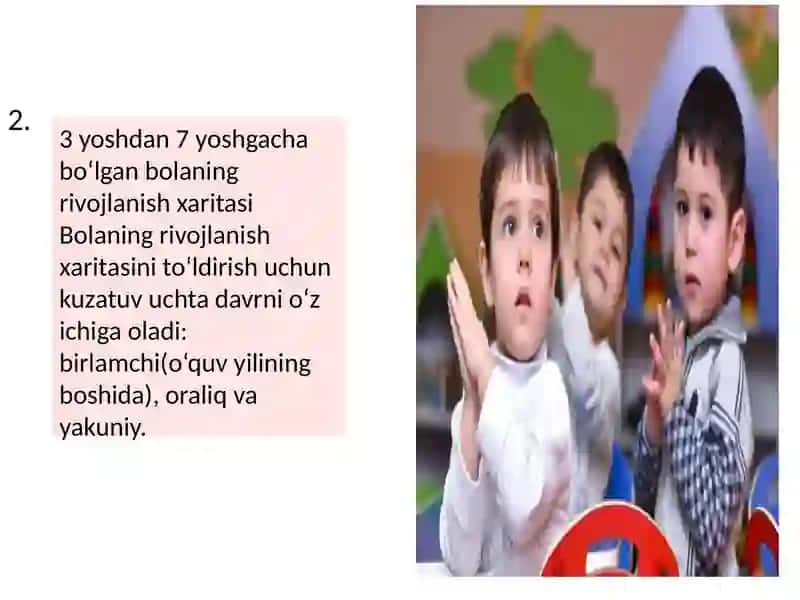 Bolani rivojlanish xaritasi yuritishi 4