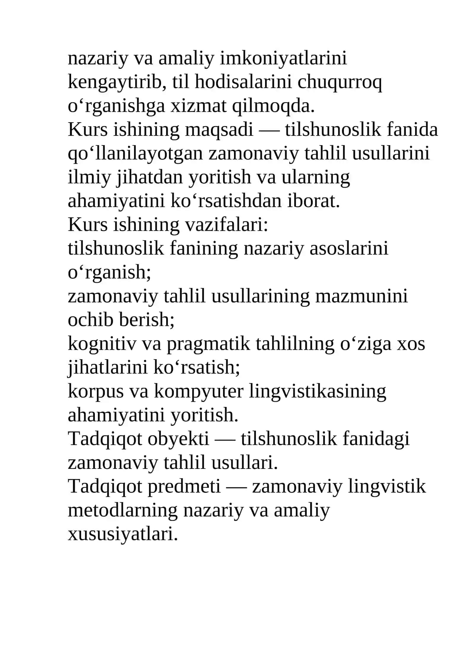 Tilshunoslik fanining zamonaviy tahlil usullari 4