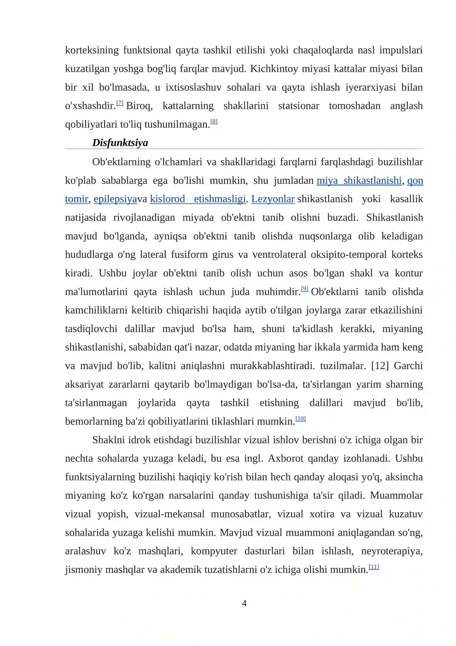 Idrok turlari 4
