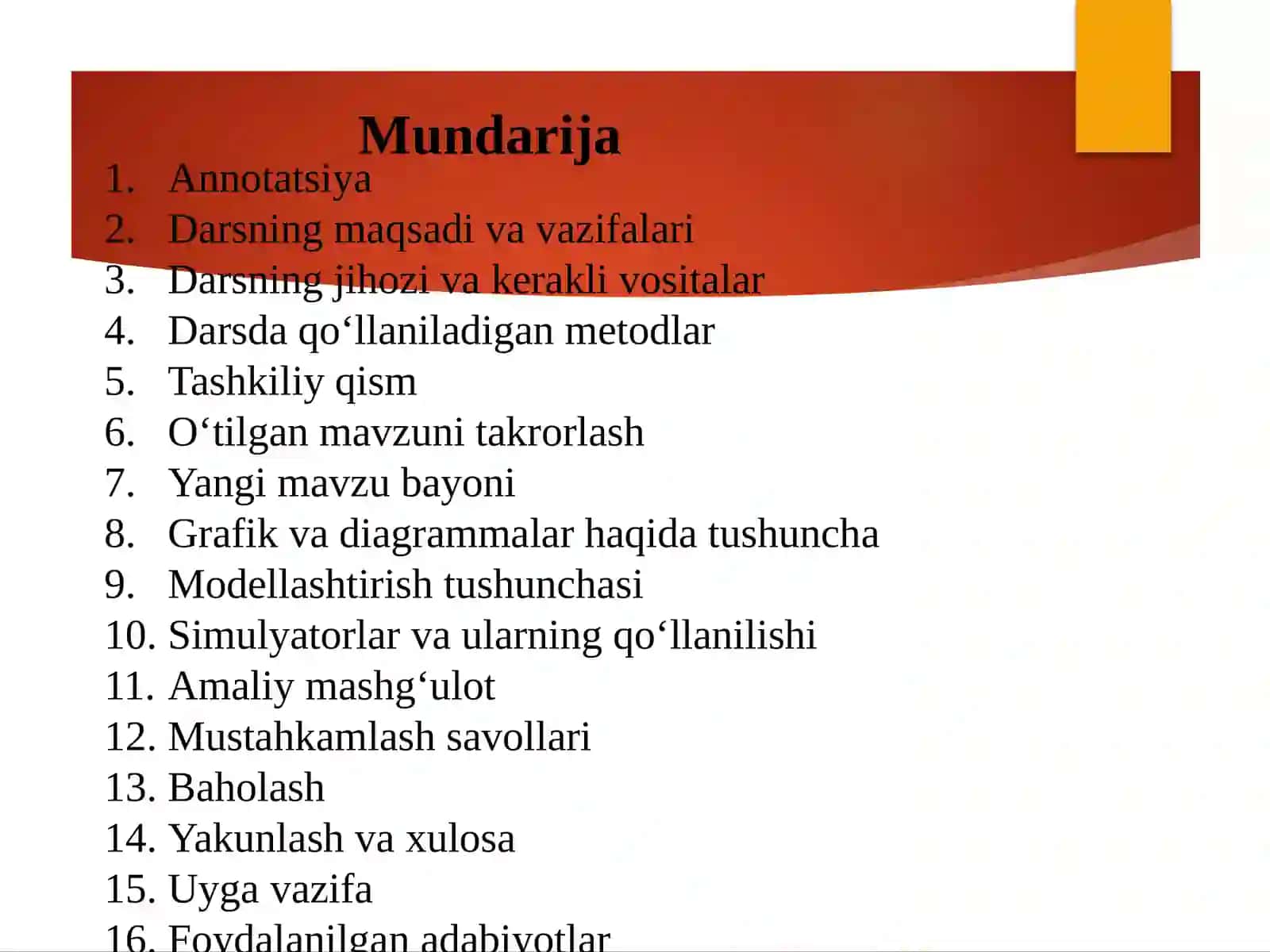 Grafik va diagrammalar modellashtirish 4