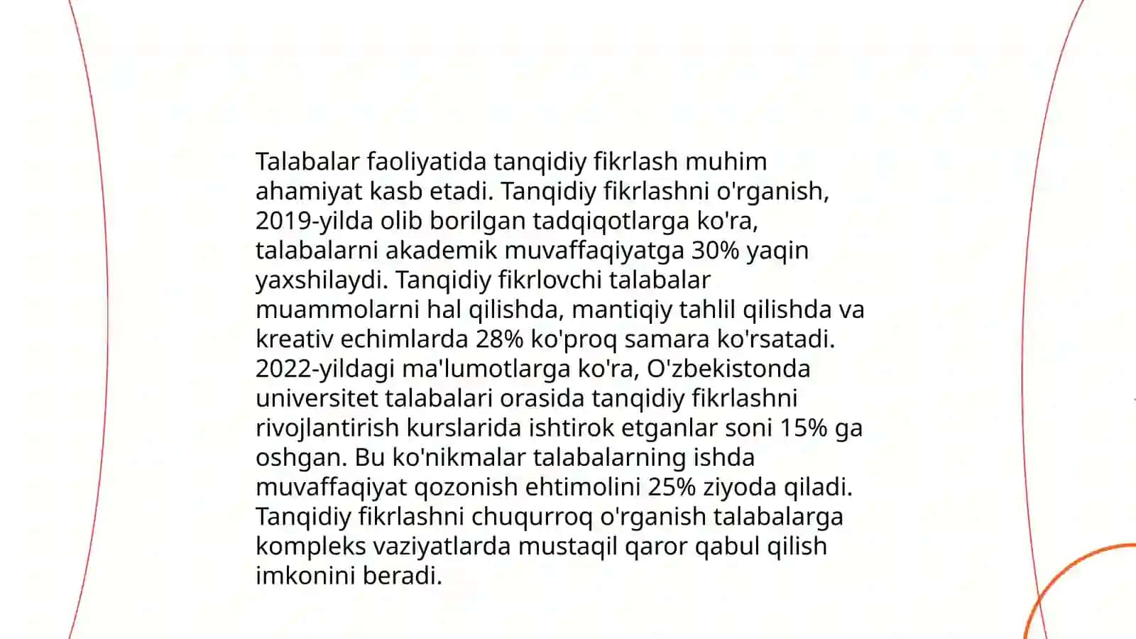 Akademik koʻnikmalarning talabalar faolyatdagi ahamyati va dolzarbligi 4