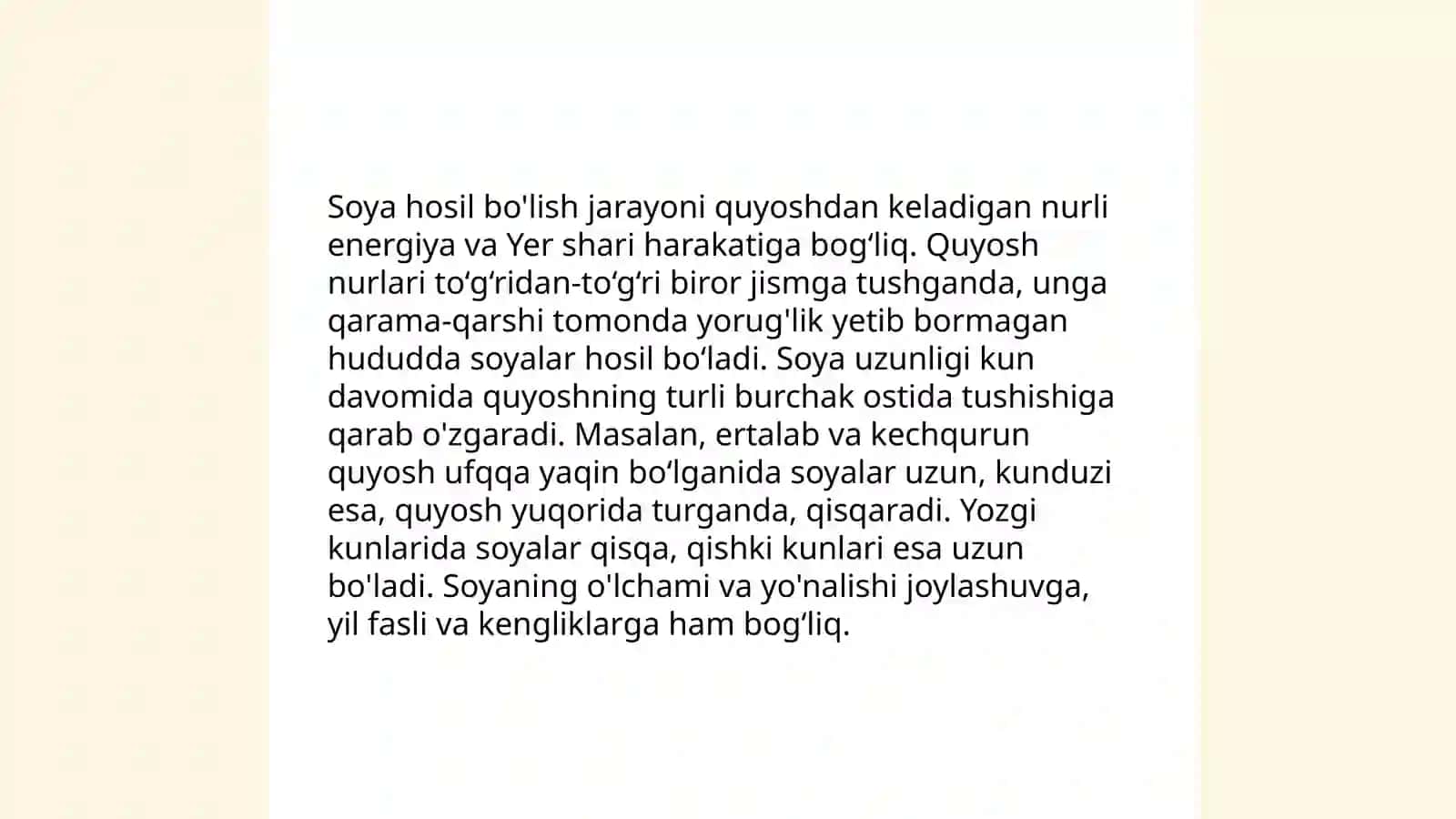 Yorug'lik hodisasi yorug'likning to'gri chiziq bo'ylab tarqalishi soya va yarim soya 4