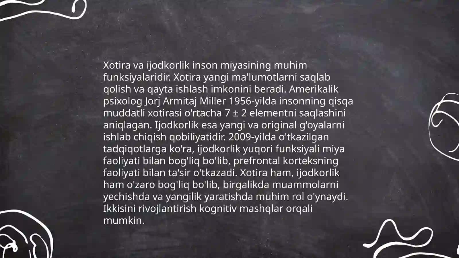 Xotira va fan 4