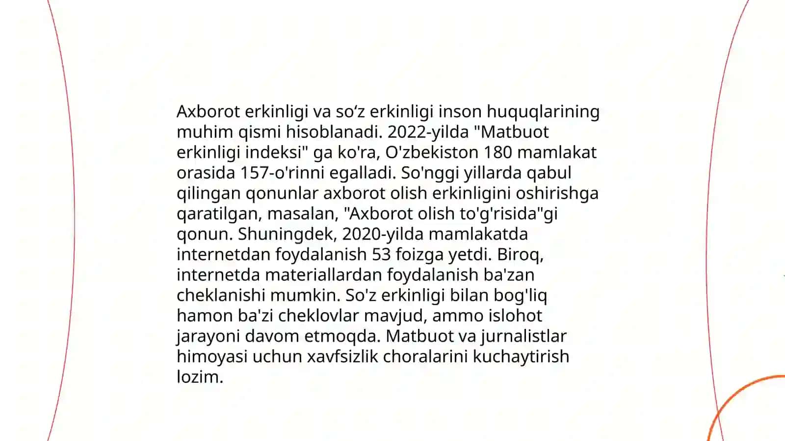 Inson haq-huquqlari va erkinliklari kafolatining yaratilishi 4