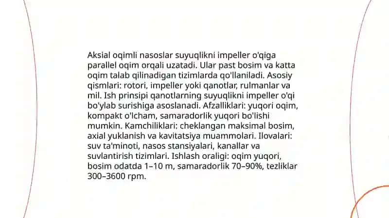 Markazdan qochma nasoslar 4