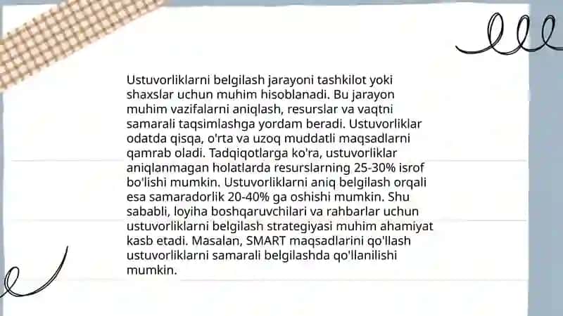 Vaqtni boshqarish kônikmasi 4