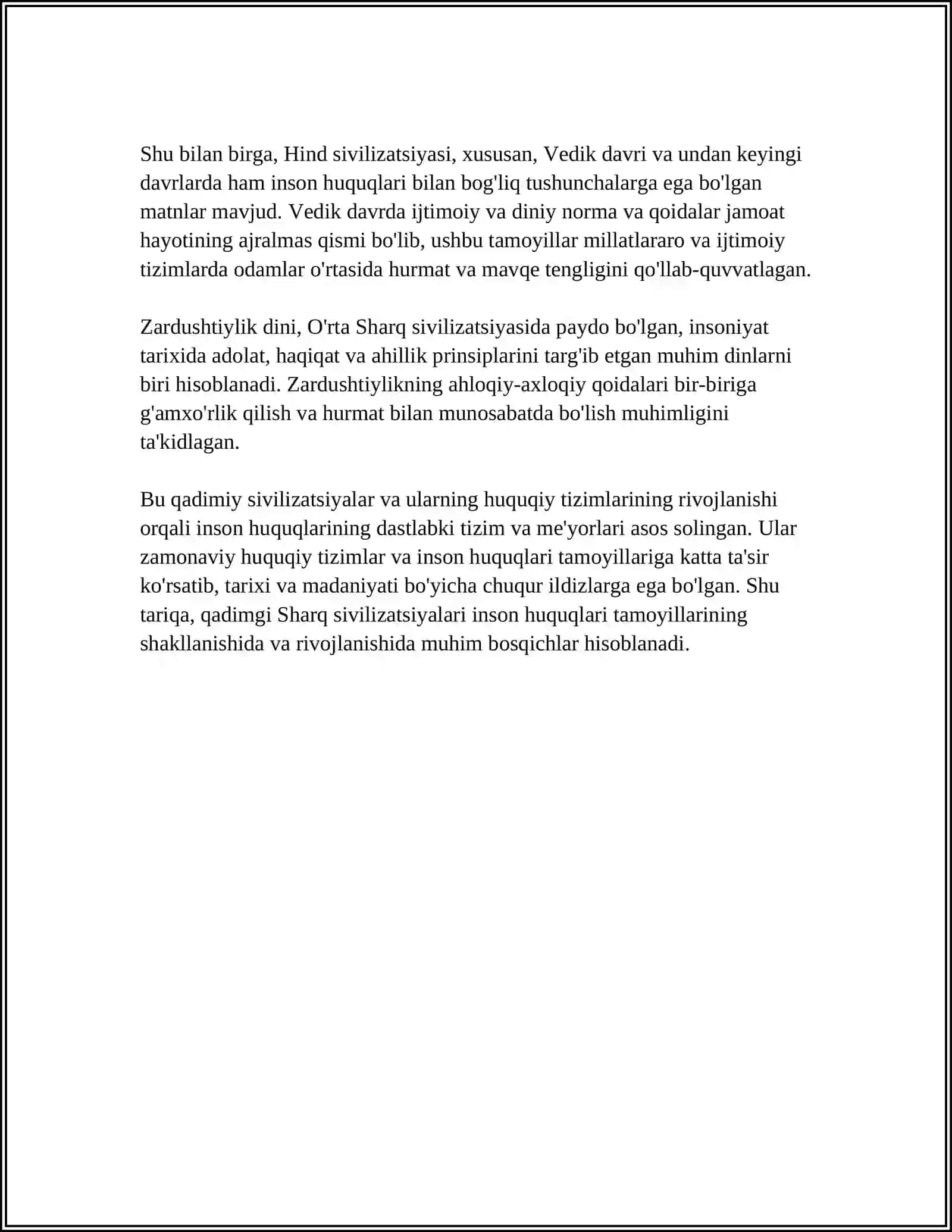 INSON HUQUQINING TARIHIY RIVOJLANISH BOSQICHLARI 4