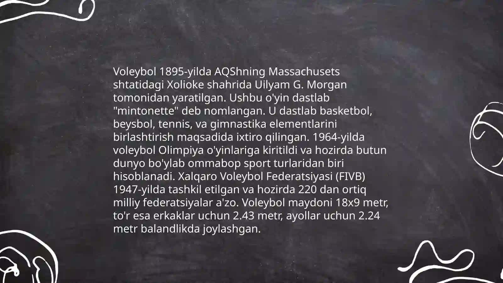 Volleybol sport turi 4