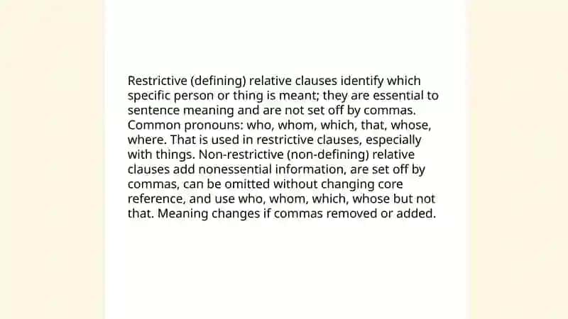 Relative clauses 4