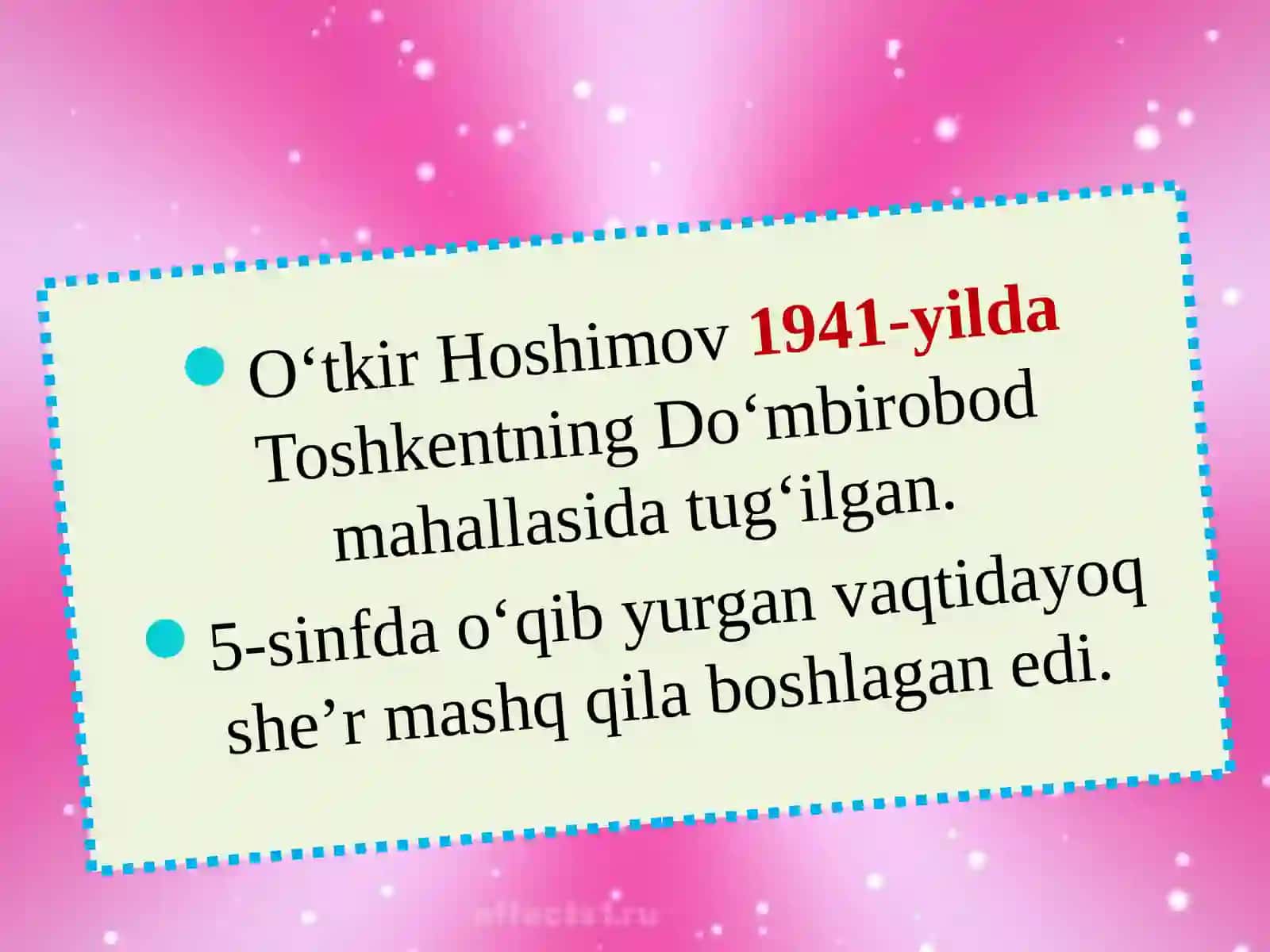 O’tkir Hoshimovning ijodiy merosi 4