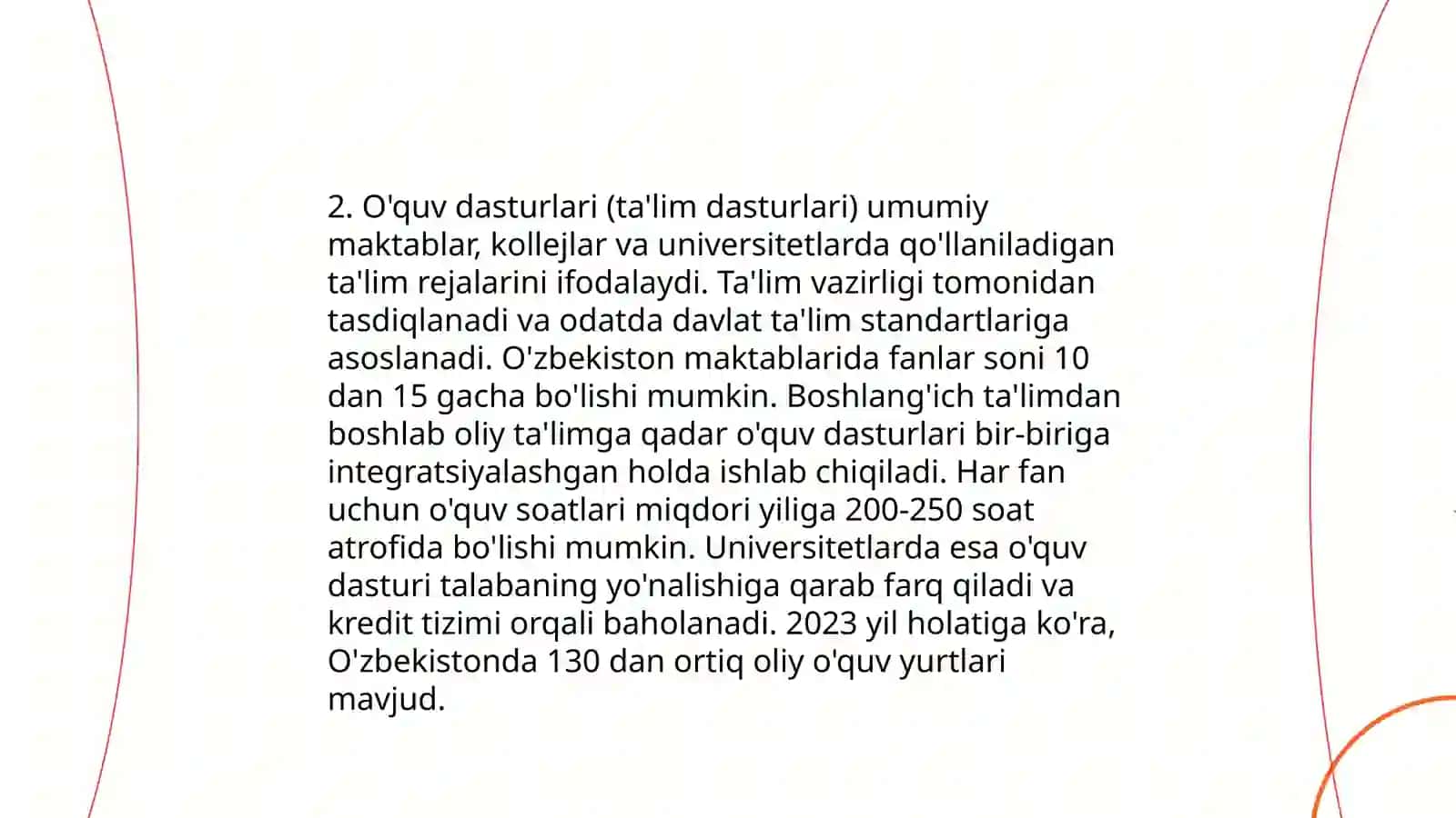Dars-ta'limini tashkil etishning asosiy shakli 4