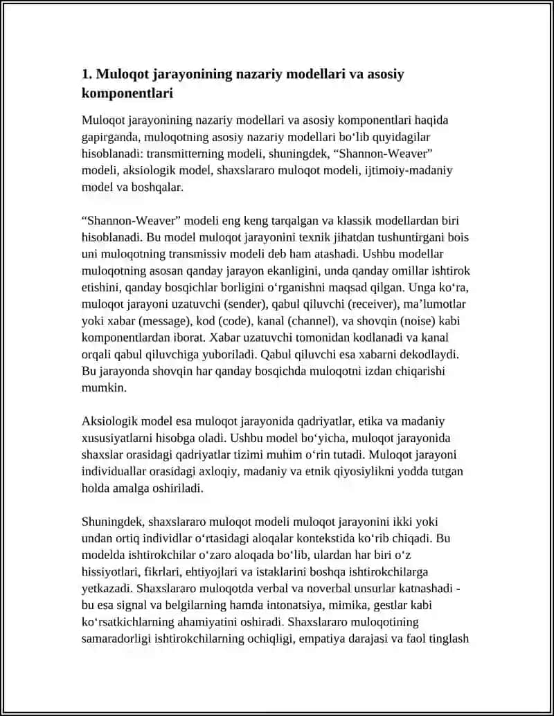 MULOQOT JARAYONI TUZILISH VA TIPOLOGIYASI 4