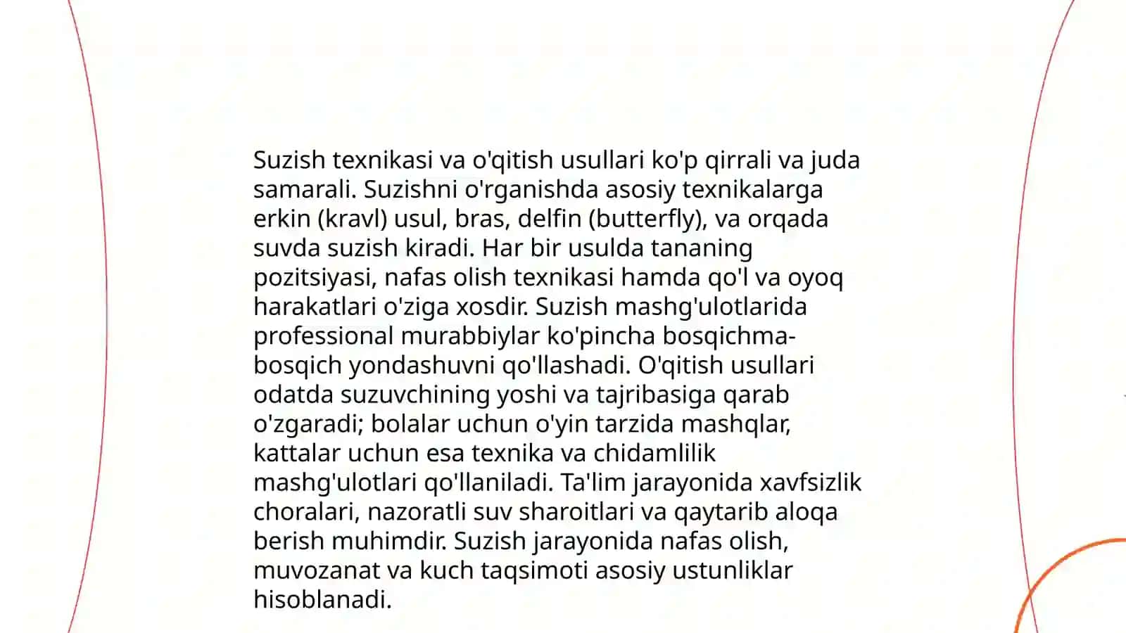 Suzishning sog'liq uchun foydalari 4