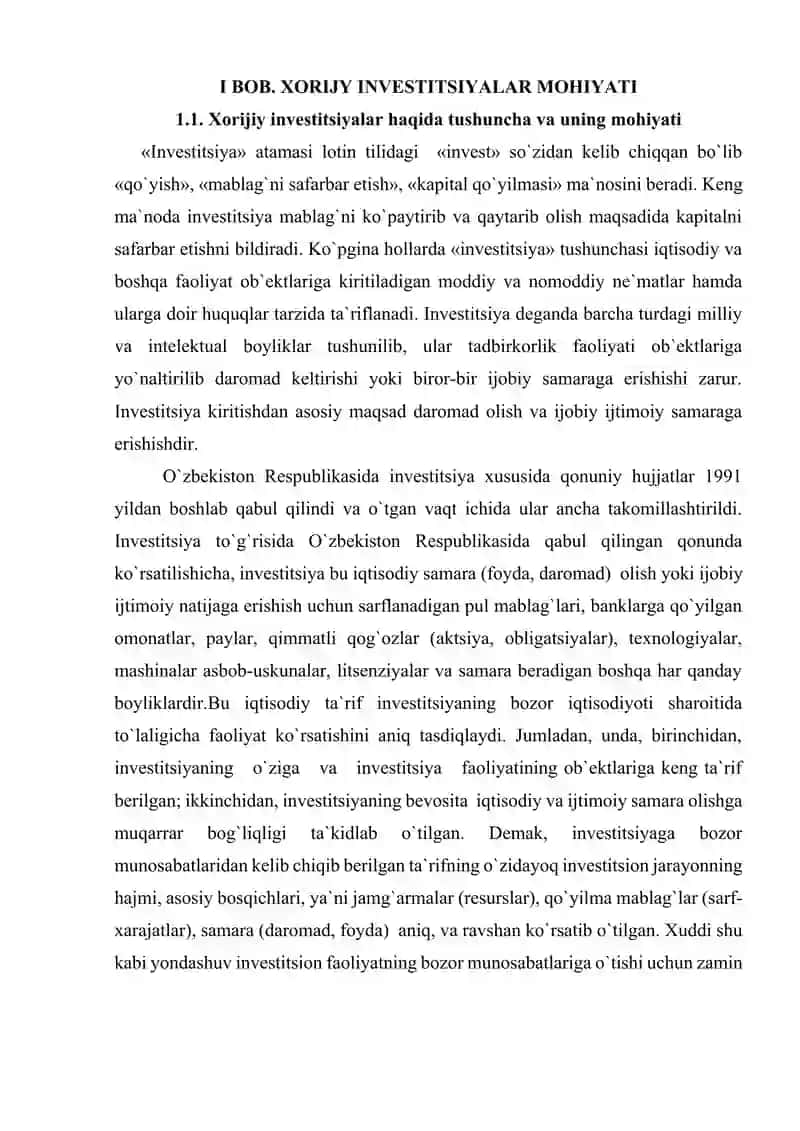 O‘zbekiston Respublikasi investitsiya siyosati 4
