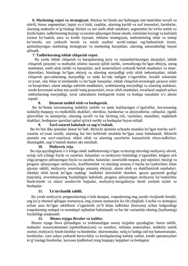Biznes strategiyasi va taktikasi 4