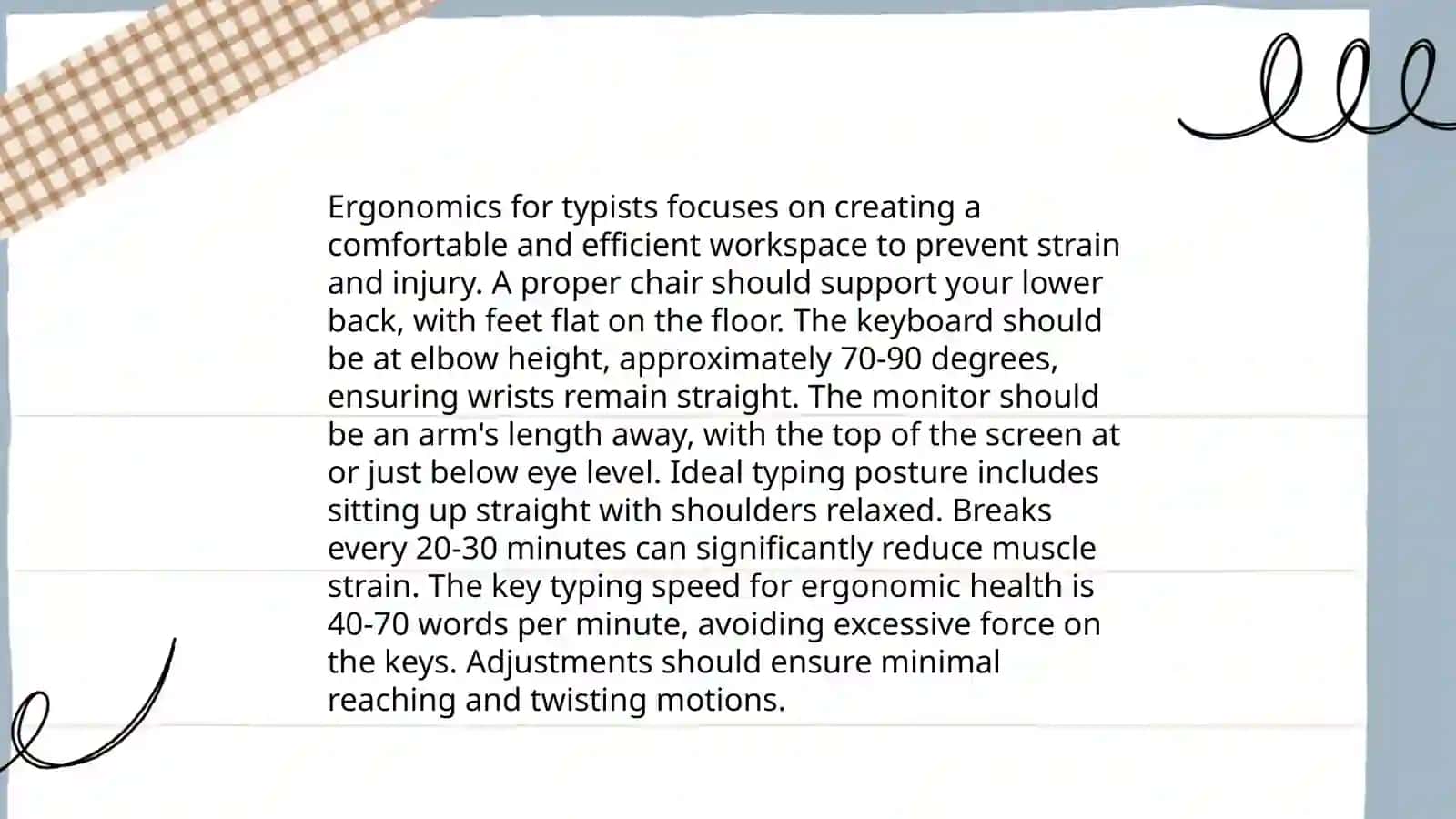 Touch Typing Techniques 4