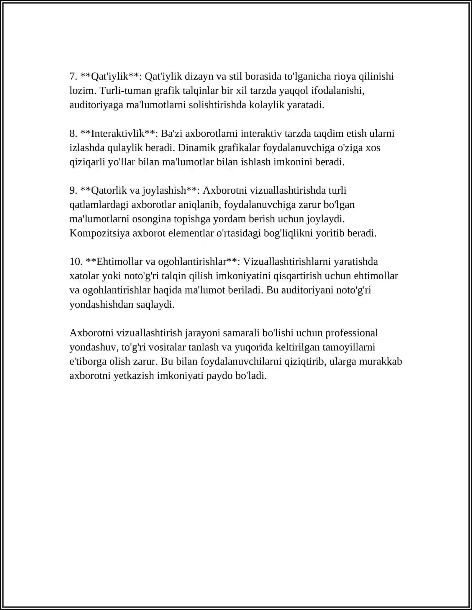 AXBOROTNI VIZUALLASHTIRISH USULLARI 4