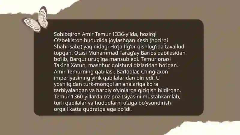 Temur va Movarounnahr tarixi 4