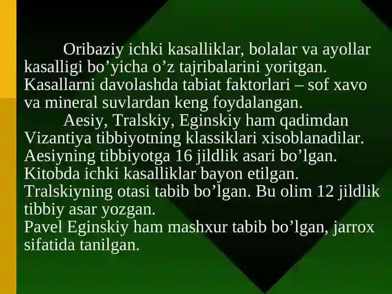 Vizantiya tibbiyoti 4