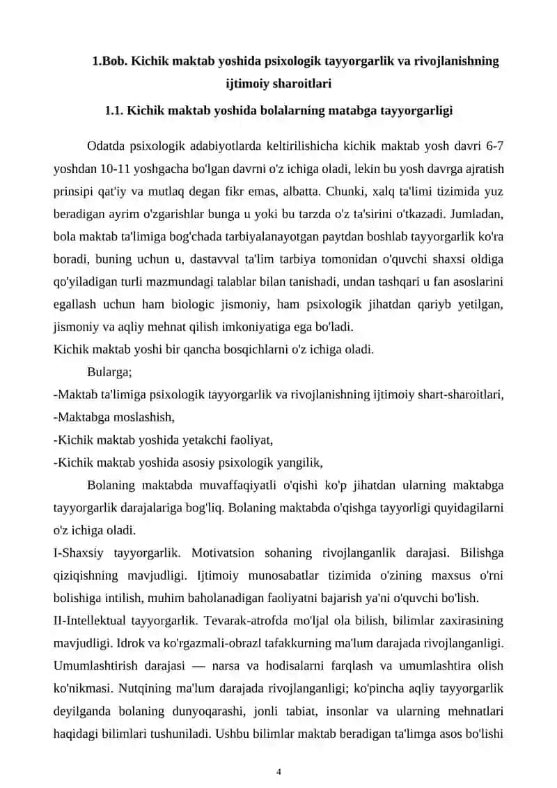 Kichik maktab yoshida o`quv motivlarining shakllanishi 4