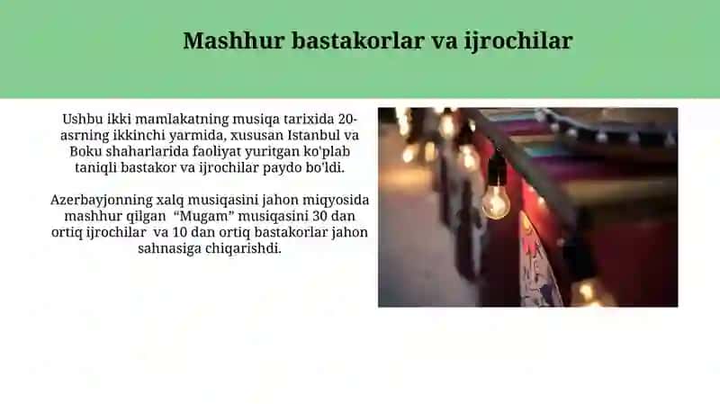 Turk va Ozarbayjon musiqasi 4