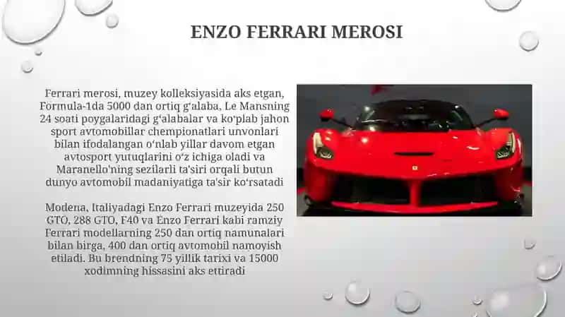 Ferariy avtomobillar muzeyi 4