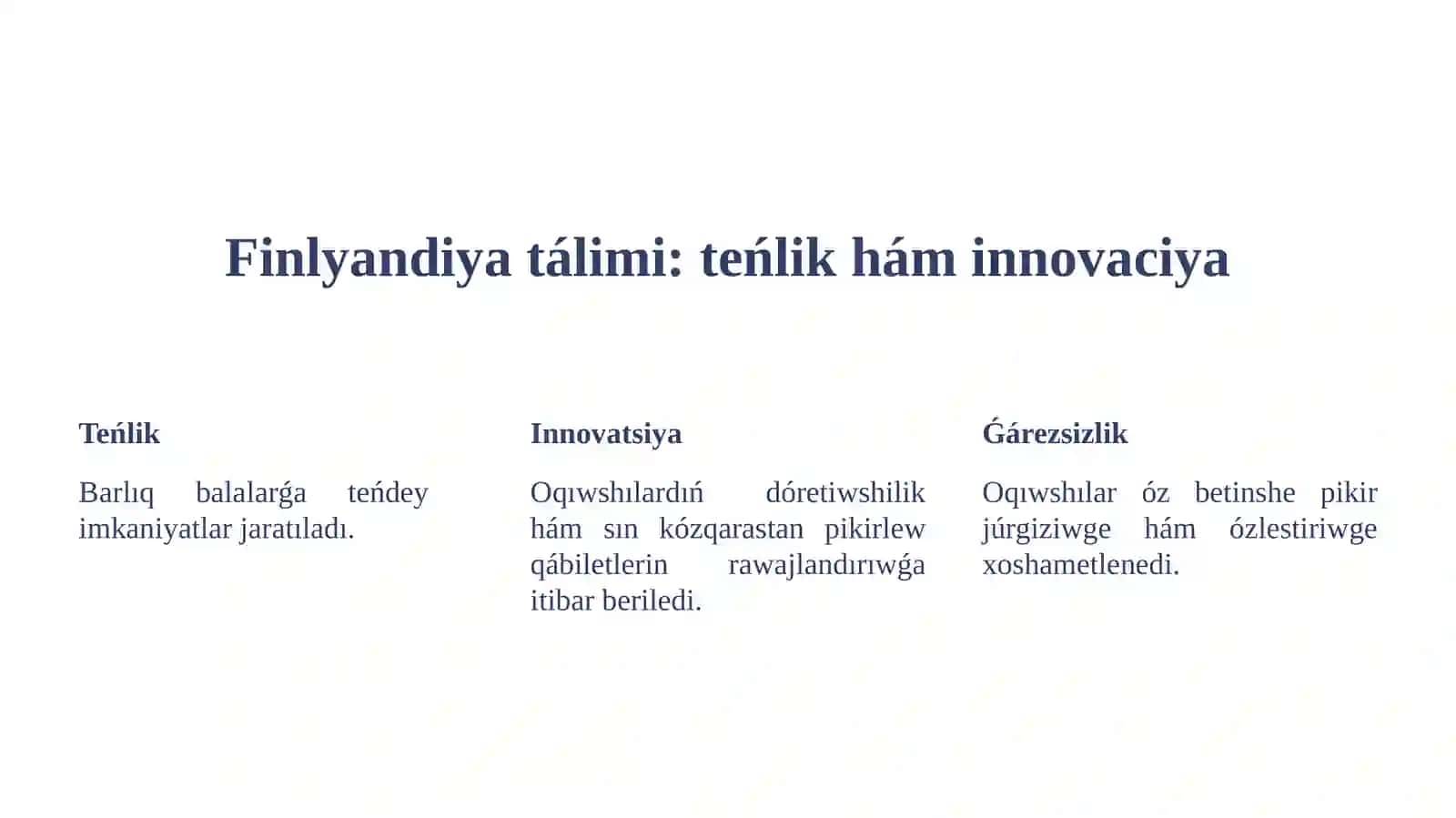 Zamanagóy bilimlendiriwde sırt el tájiriybeleri 4
