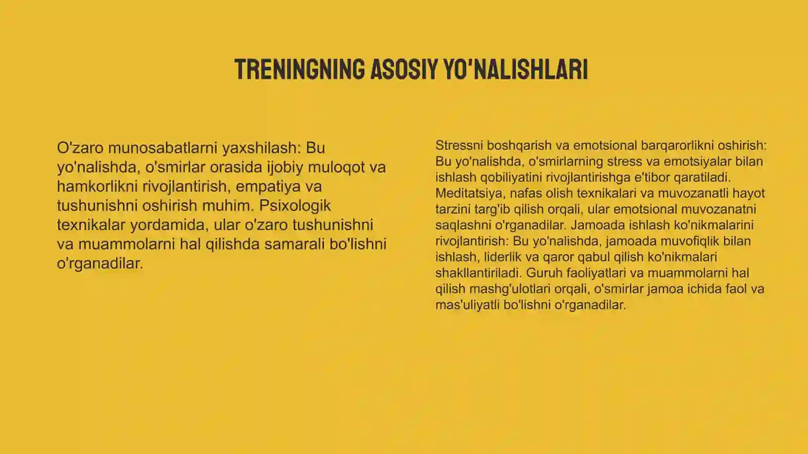 O'smir shaxsining ijtimoiy jihatdan shakllanishida ijtimoiy psixologik trening ususli 4