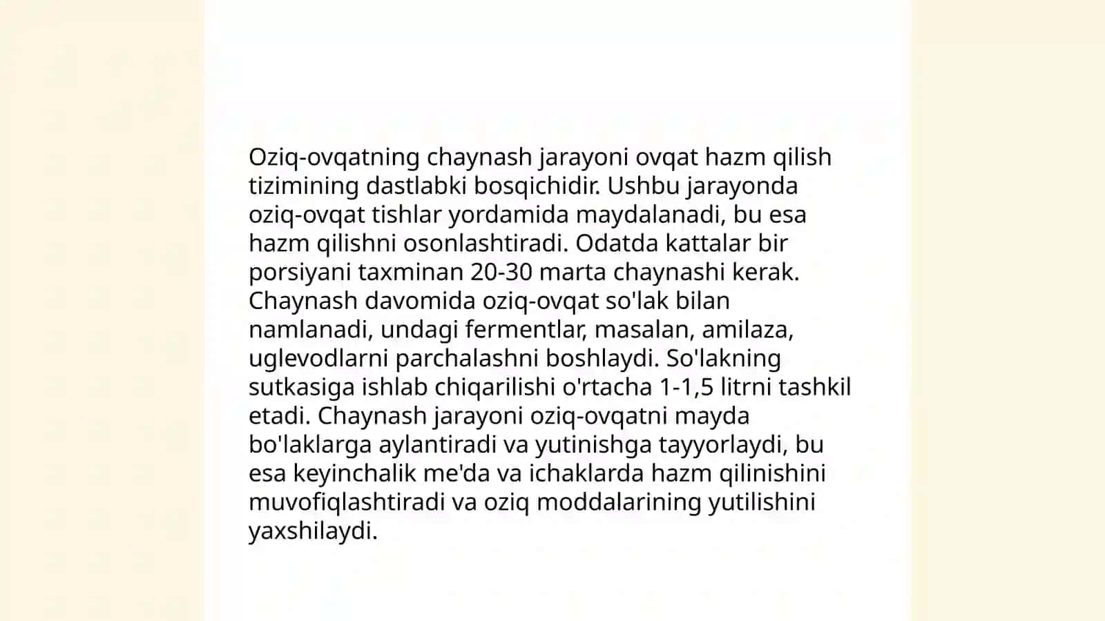 Ovqat hazm qilish azolari 4