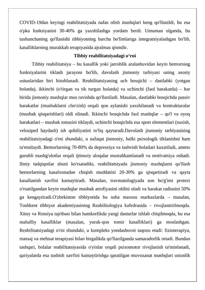 Davolash jismoniy tarbiyaning maqsadi va vazifalari 4