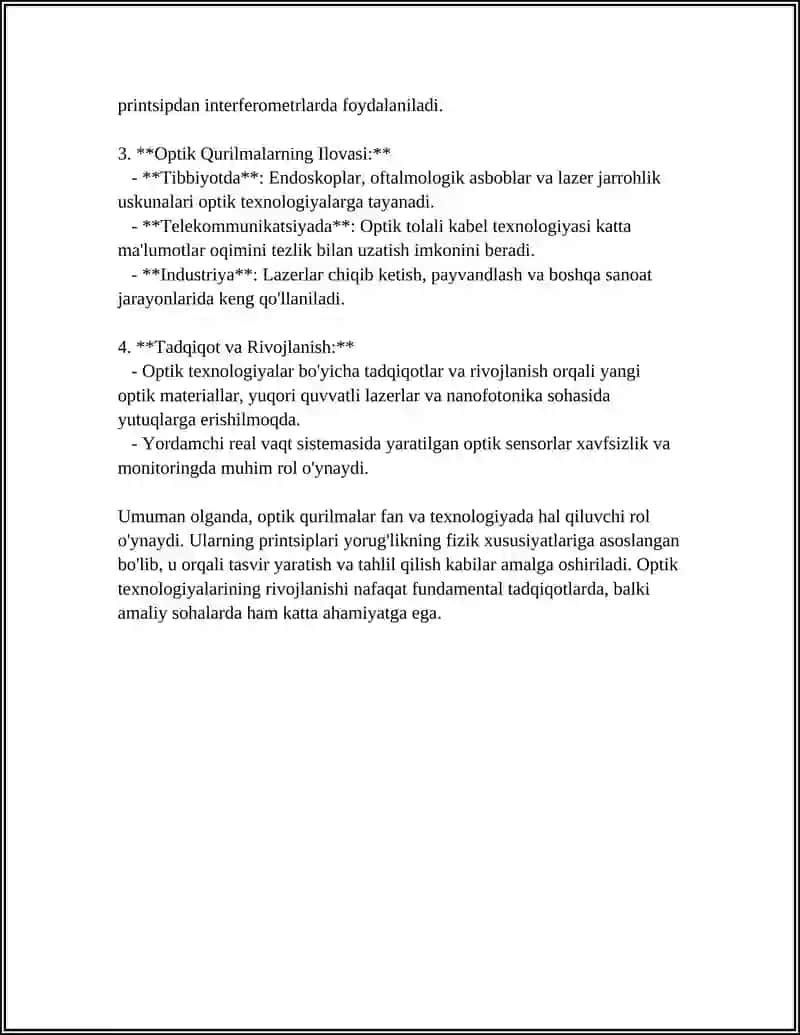 Optik Qurilmalar 4