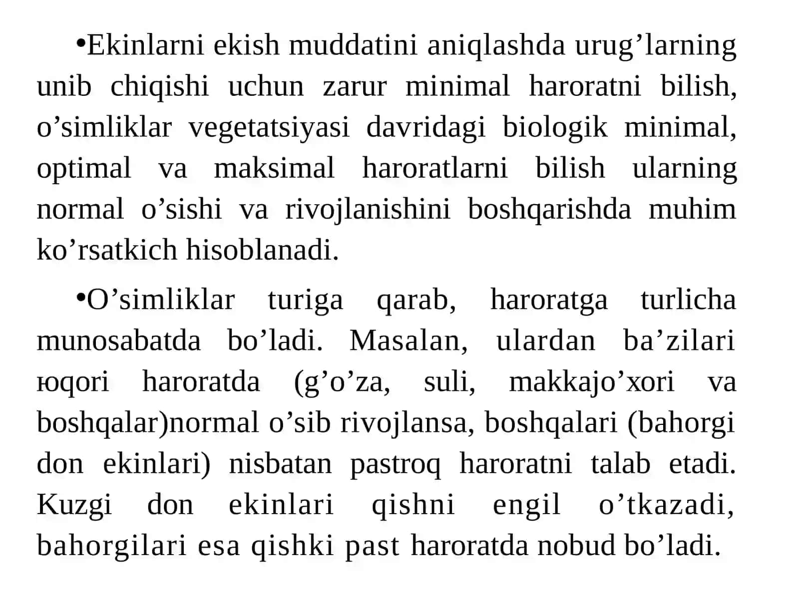 Оrgаnik dеhqоnchilikdа issiq rеjimini bоshqаrish 4