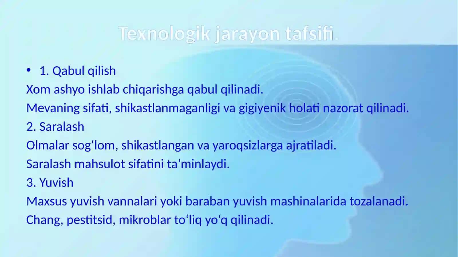 Olma me’vasini degidrator yordamida quritish 4