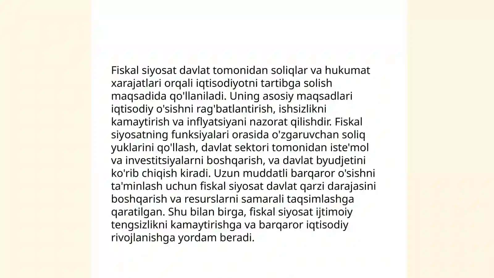 Global soliq tizimlari va fiskal siyosat:zamonaviy iqtisodiyotda soliqlarning ahamiyati 4