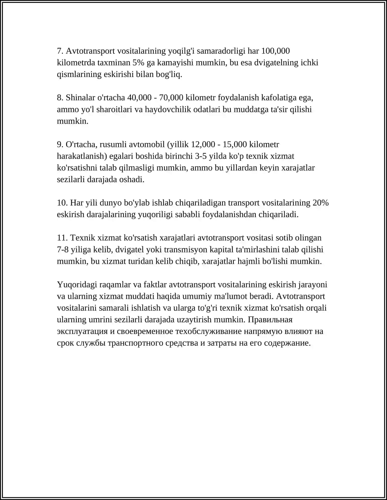TRANSPORT VOSITASI DETALLARNING ESKIRISHI VA YEMIRILISHI 4