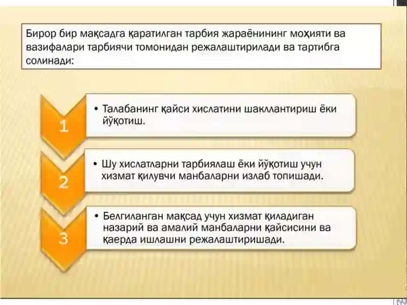 Ўқитувчи мехнатини илмий ташкил этиш,ўз-ўзинитарбиялаш ва ўз устида ишлаш 4