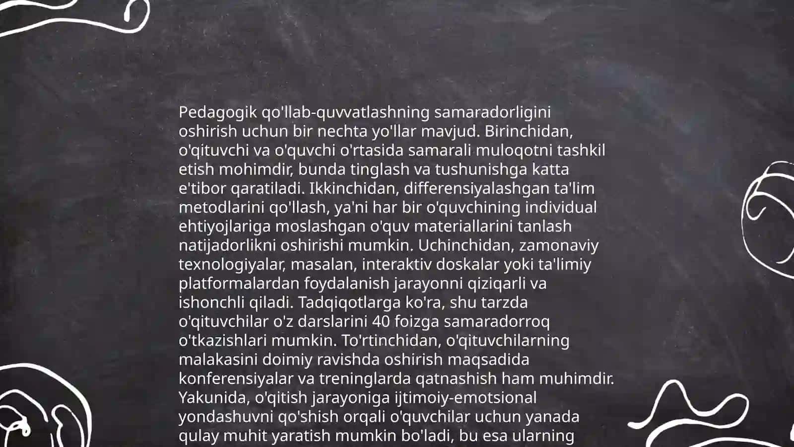 Zamonaviy ta'limda psixologik-pedagogik qoʻllab quvvatlashni rivojlantirish 4