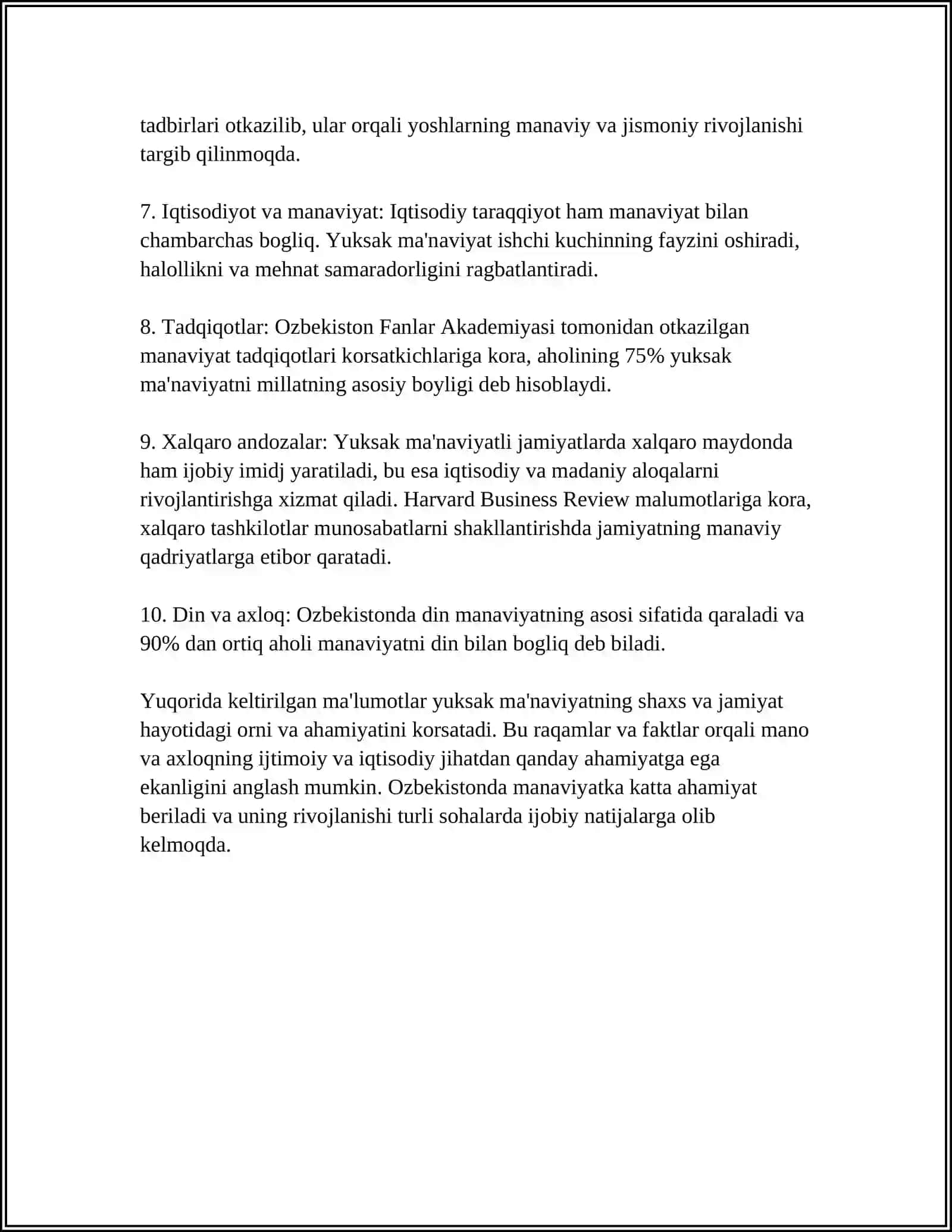 YUKSAK MAʼMAVIYAT UCHINCHI REMISANS OMILI 4