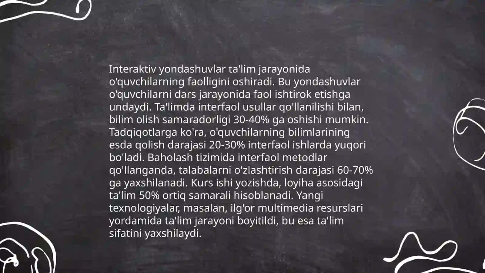 Ta'lim jarayonlari yagona pedagogik tizim sifatida. Ta'lim tamoyillari 4