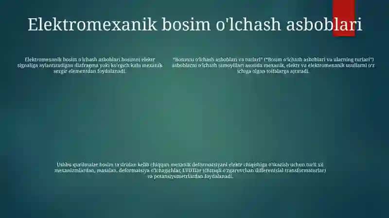 Bosimni O'Lchash Asboblari Va Turlari 4