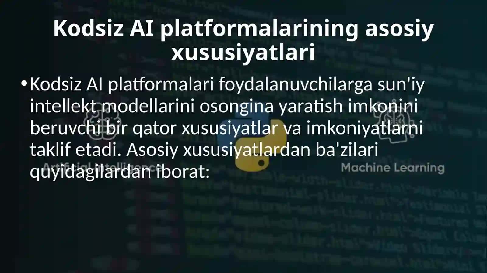 SHOHRUHNING SUN'IY INTELLEKT ASOSLARI FANIDAN MUSTAQIL ISHI 4