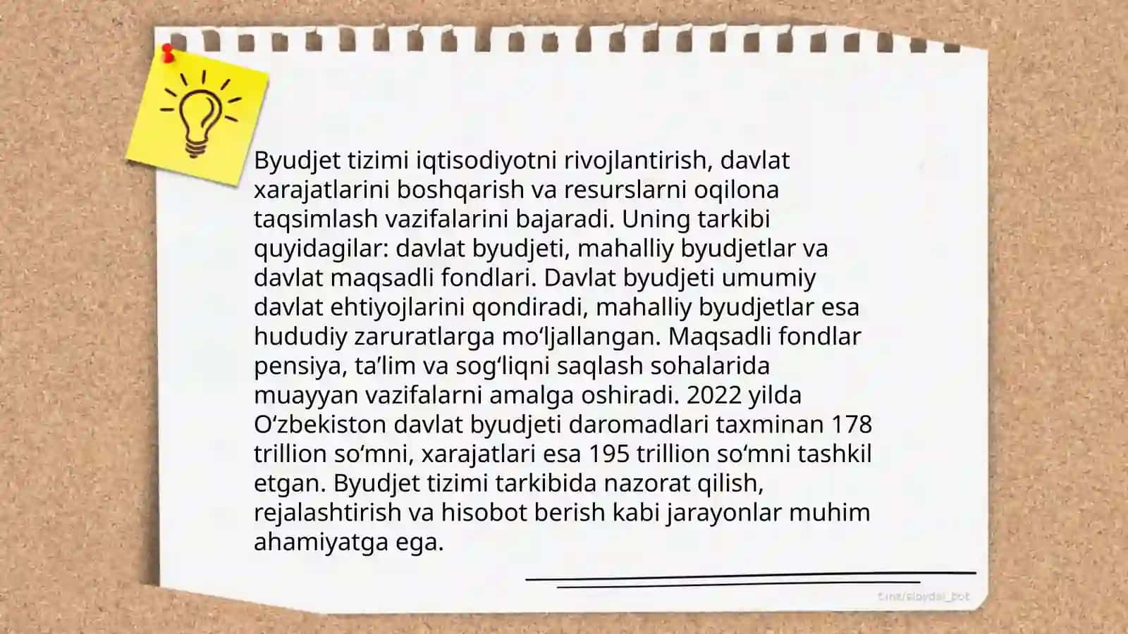 Davlat byudjeti va uni shakillantirish 4