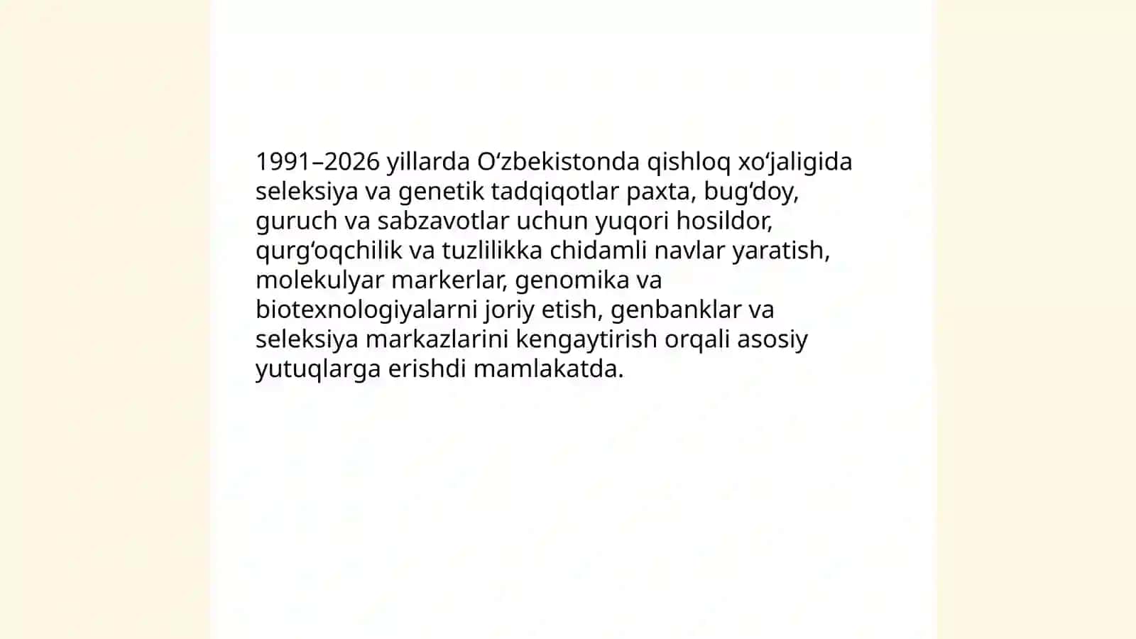 1991-2026-yilda O'zbekistonda erishilgan ilm-fanga oid yutuqlar 4