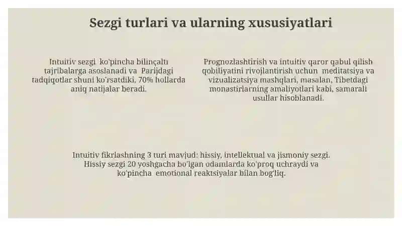 Intuisiya tabiati va mexanizmlari 4