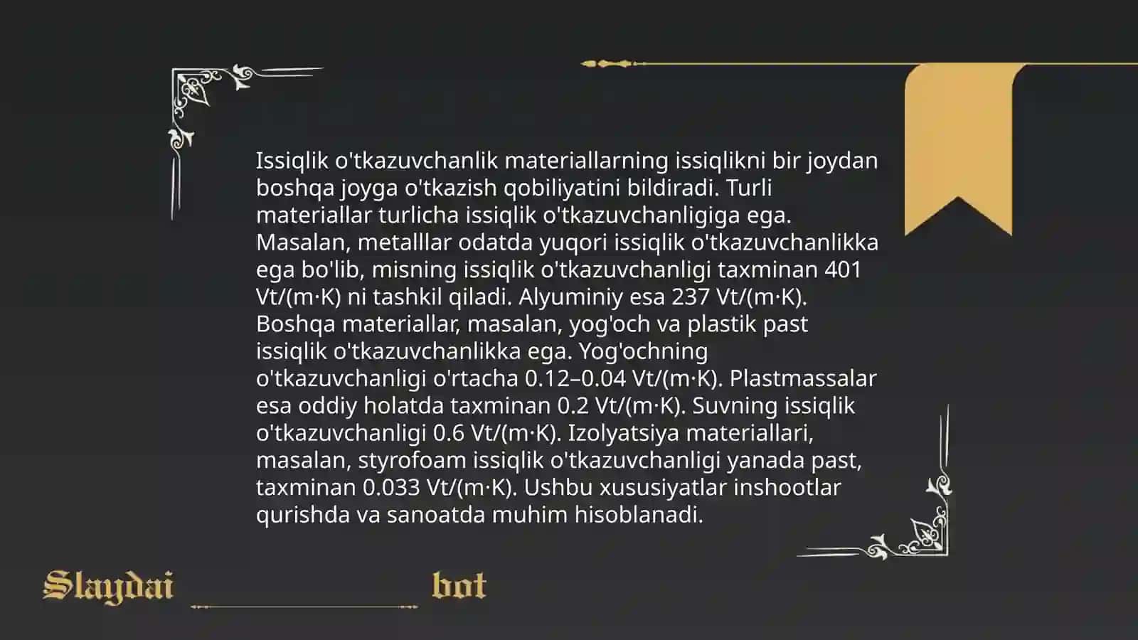 Issiqlik almashinuvi 4