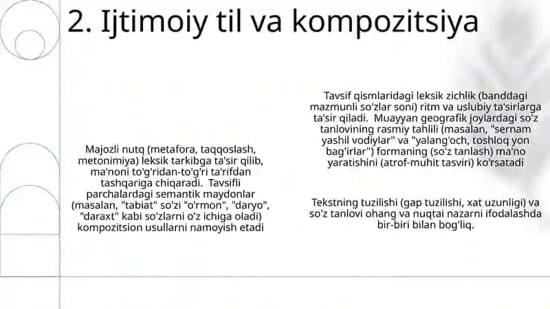 Lugʻat tarkibining shakl va maʼno munosabatlari jihatdan tavsiflanishi 4
